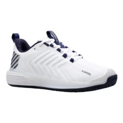 K-Swiss Ultrashot 3 (Men's) - White/Peacoat/Silver -Nike Store 06988 177 C