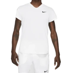 Nike Court Breathe Slam Top (Men's) - White/Black