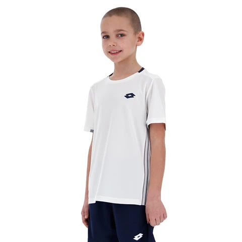 Lotto Tennis Team Tee (Boy's) - Brilliant White 4 Lotto Tennis Team Tee (Boy's) - Brilliant White - Image 2