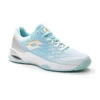 Lotto Mirage Synpulse 100 Speed (Women's) - All White/Saffron/Blue Paradise -Nike Store 210739 8T3 01