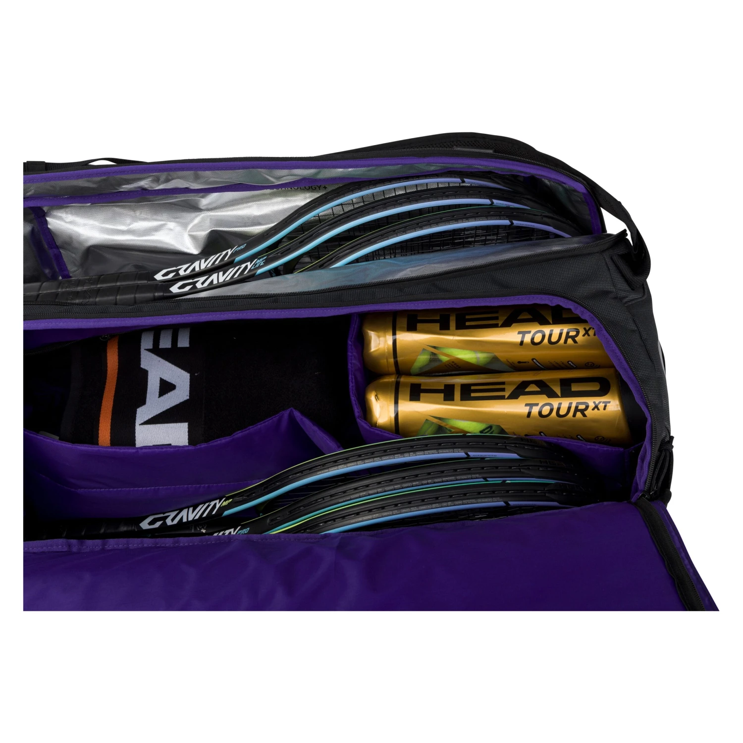 Head Gravity R-PET Duffle 12-Pack Bag - Black 5 Head Gravity R-PET Duffle 12-Pack Bag - Black - Image 3