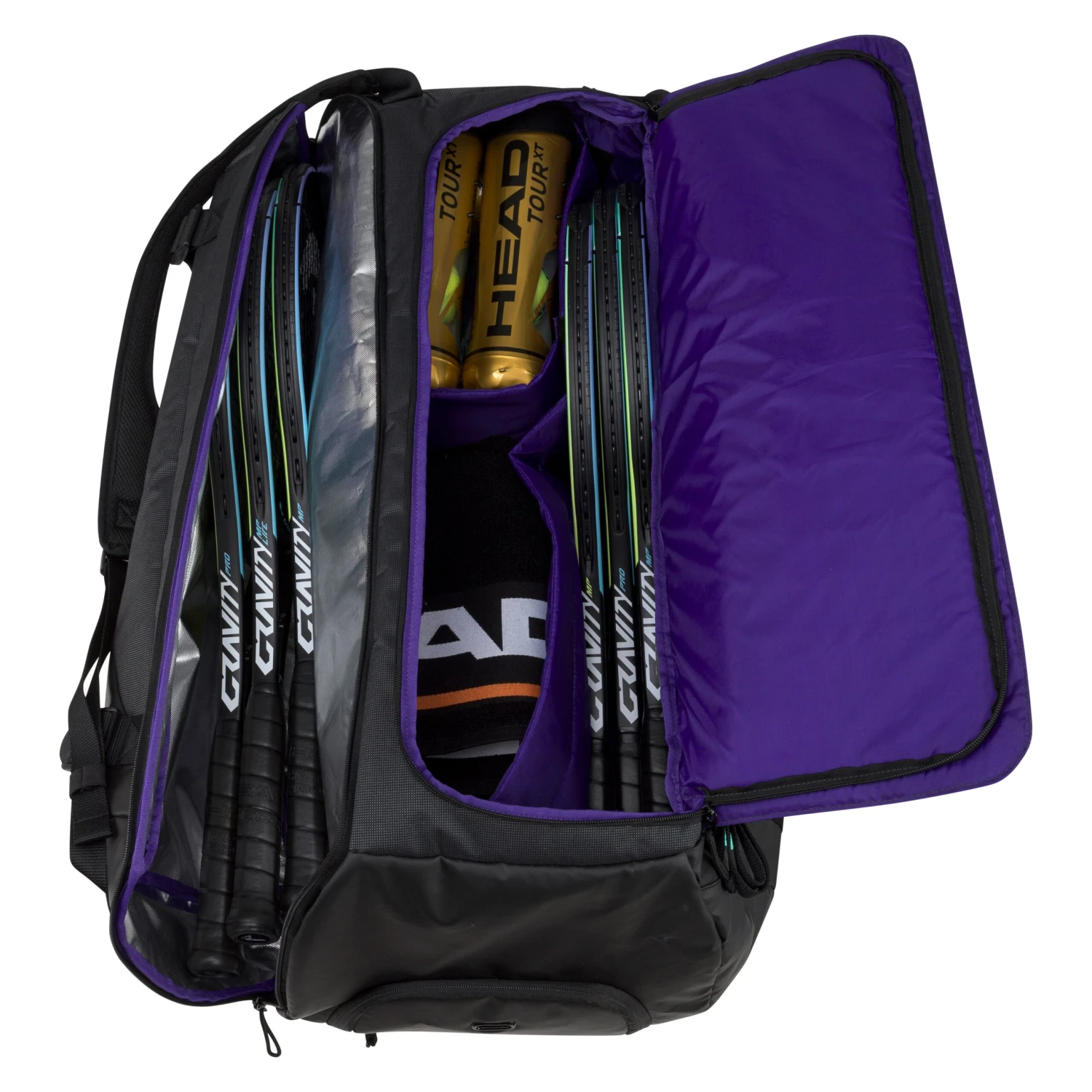 Head Gravity R-PET Duffle 12-Pack Bag - Black 6 Head Gravity R-PET Duffle 12-Pack Bag - Black - Image 4