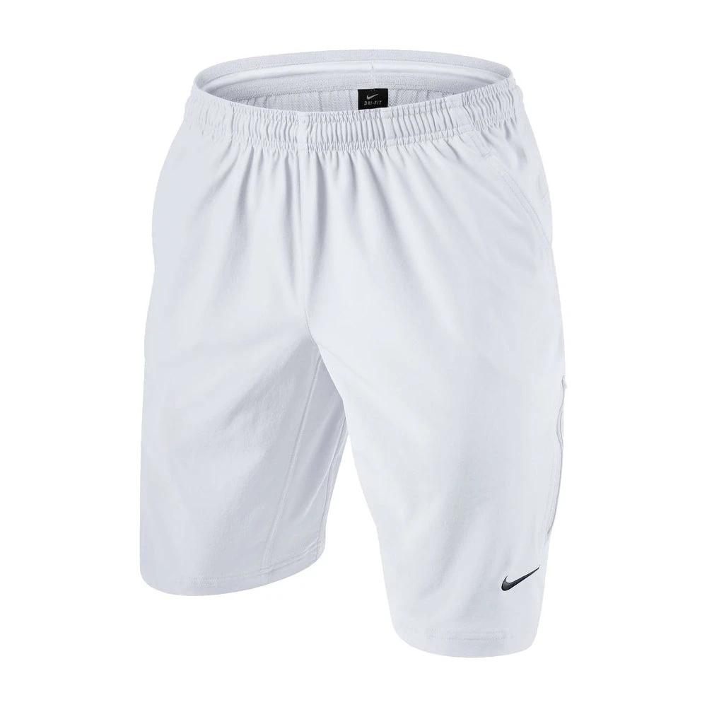 Nike N.E.T 11'' Woven Tennis Shorts (Men's) - White/Black (Available Size: XS,2XL) 3 Nike N.E.T 11'' Woven Tennis Shorts (Men's) - White/Black (Available Size: XS,2XL)