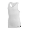Adidas Club Tank (Girl's) - White/Matte Silver/Black (Available Size: L) -Nike Store Adidas Club Tank Girl s White