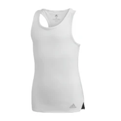 Adidas Club Tank (Girl's) - White/Matte Silver/Black (Available Size: L)