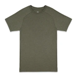 Alo Triumph Crew Neck Tee (Men's) - Olive Branch (Available: Size XL)