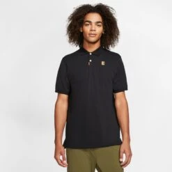 Nike Dri-Fit Heritage DNA Polo (Men's) - Black -Nike Store CJ9524 010 PHSFM001