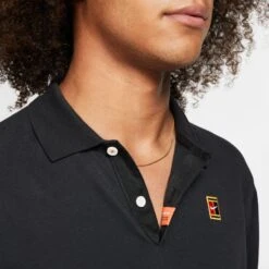Nike Dri-Fit Heritage DNA Polo (Men's) - Black -Nike Store CJ9524 010 PHSYM002