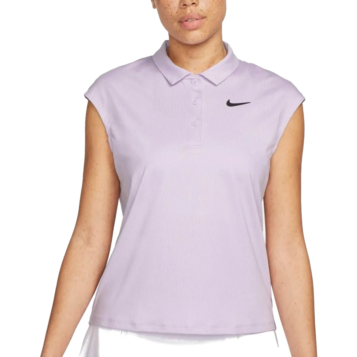 Nike Court Dri-Fit Victory Polo (Women's) - Doll/Black 3 Nike Court Dri-Fit Victory Polo (Women's) - Doll/Black