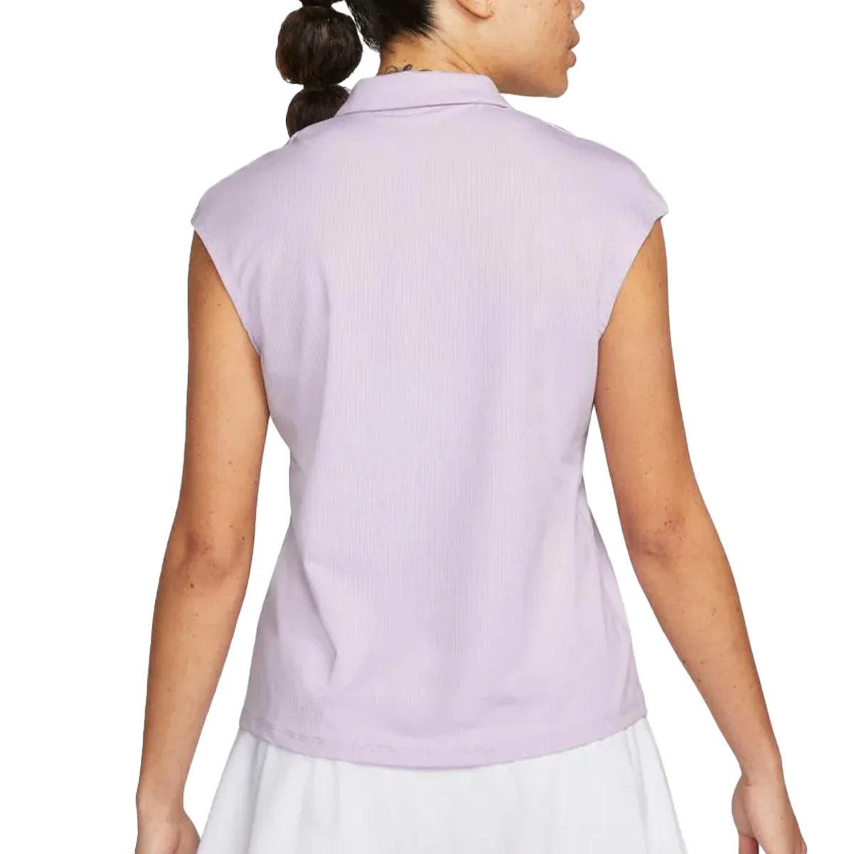 Nike Court Dri-Fit Victory Polo (Women's) - Doll/Black 4 Nike Court Dri-Fit Victory Polo (Women's) - Doll/Black - Image 2