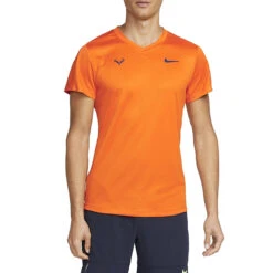 Nike Rafa Dri-Fit Challenger Top (Men's) - Orange/Obsidian