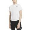 Nike Court Dri-Fit Victory Top (Boy's) - White/Black -Nike Store CV7565 100a