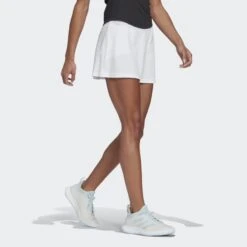 Adidas Club Skirt (Women's) - White/Grey Two -Nike Store Club Tennis Skirt White GH7221 25 model