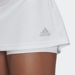Adidas Club Skirt (Women's) - White/Grey Two -Nike Store Club Tennis Skirt White GH7221 42 detail
