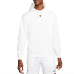 Nike Court Fleece Heritage Hoodie (Men's) - White