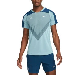 Nike Court Rafa Dri-Fit Advantage Top (Men's) - Copa/Court Blue/White