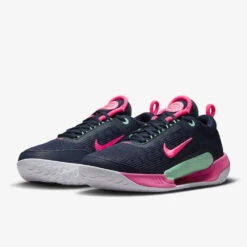 Nike Court Zoom NXT (Men's) - Obsidian/Green Glow/White/Hyper Pink -Nike Store DH0219 402e