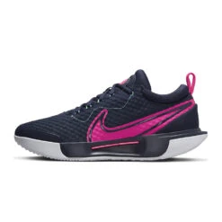 Nike Court Zoom Pro (Men's) - Obsidian/Green Glow/White/Hyper Pink -Nike Store DH0618 402b