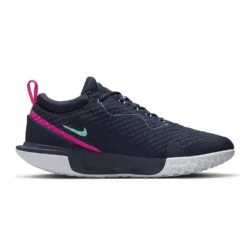 Nike Court Zoom Pro (Men's) - Obsidian/Green Glow/White/Hyper Pink -Nike Store DH0618 402c