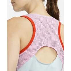 Nike Court Dri-Fit Slam Tank (Women's) - Glacier Blue/Light Arctic Pink/Team Orange/Black -Nike Store DR6795 474c