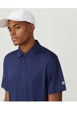 Fila Essentials Drop Needle Tennis Polo (Men's) - Navy (Available Size: S) -Nike Store FILA COM XLarge TM016472 412 02 e