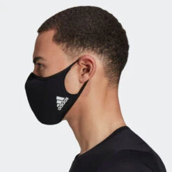 Adidas Face Masks (3-Pack) - Black -Nike Store Face Covers M L 3 Pack Black H08837 25 model
