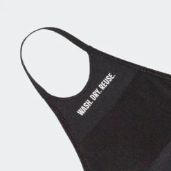 Adidas Face Masks (3-Pack) - Black -Nike Store Face Covers M L 3 Pack Black H08837 41 detail