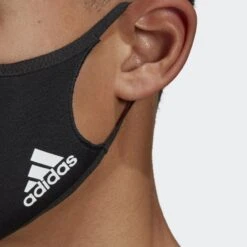 Adidas Face Masks (3-Pack) - Black -Nike Store Face Covers M L 3 Pack Black H08837 42 detail