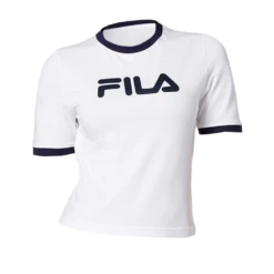 Fila Tionne Crop Tee (Women's) - White (Available: Size L)