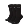 Nike Everyday Plus Cushioned Crew Socks (3-Pack) - Black -Nike Store Nike Everyday Plus Cushion Crew Socks Men s Black