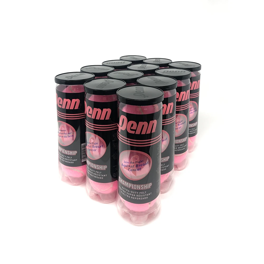 Penn Championship Extra Duty Pink - Case (12 Cans / 36 Balls) 3 Penn Championship Extra Duty Pink - Case (12 Cans / 36 Balls)