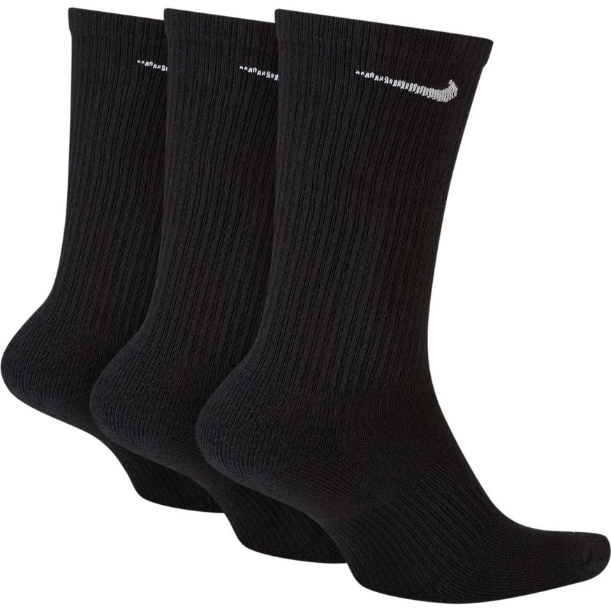 Nike Everyday Plus Cushioned Crew Socks (3-Pack) - Black 4 Nike Everyday Plus Cushioned Crew Socks (3-Pack) - Black - Image 2