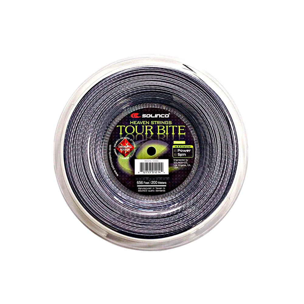 Solinco Tour Bite Diamond Rough 17 (200m) - Grey 3 Solinco Tour Bite Diamond Rough 17 (200m) - Grey