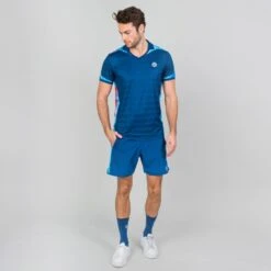 Bidi Badu Tano Tech Polo (Men's) - Dark Blue/Aqua -Nike Store TanoTechPolo 3