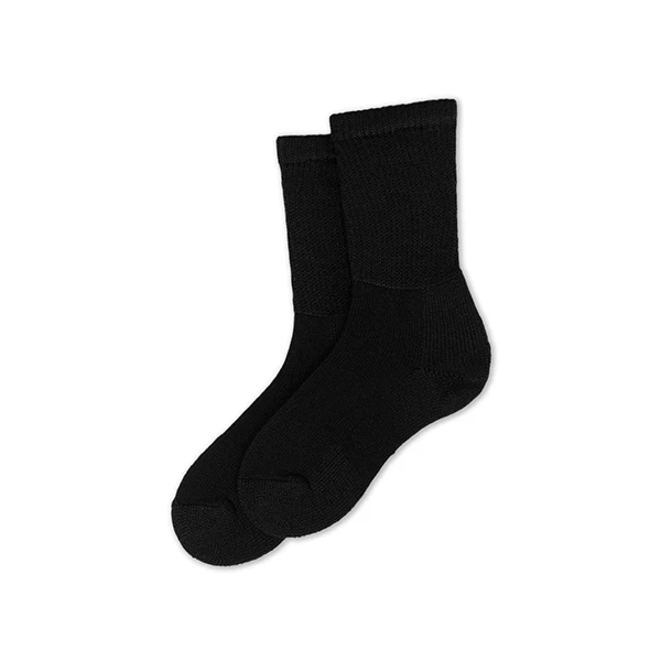 Thorlos TX Tennis Crew Socks - Black 3 Thorlos TX Tennis Crew Socks - Black