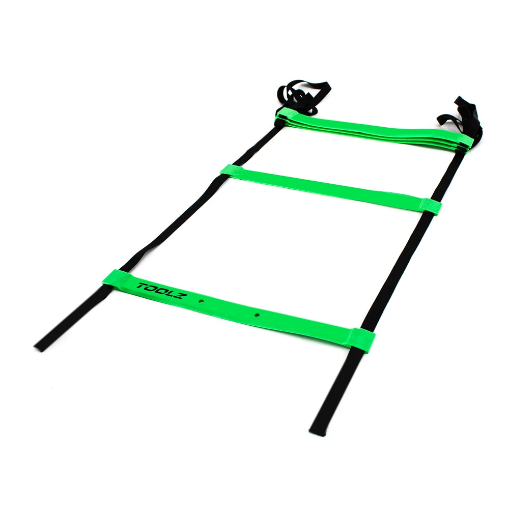 Toolz Soft Agility Ladder (2m) - Black/Green 3 Toolz Soft Agility Ladder (2m) - Black/Green
