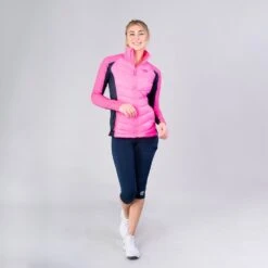 Bidi Badu Dania Tech Down Jacket (Women's) - Pink/Dark Blue -Nike Store W194086223 PKDBL DaniaTechJacket 3