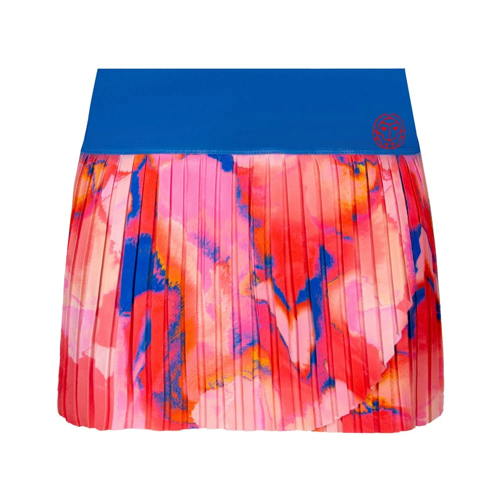 Bidi Badu Inaya Tech Plissee Skort (Women's) - Red/Blue 3 Bidi Badu Inaya Tech Plissee Skort (Women's) - Red/Blue