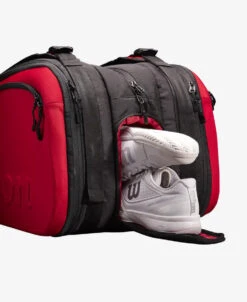 Wilson Clash V2 Super Tour 15 Pack Bag - Black/Red -Nike Store WR8016301 D