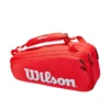 Wilson Super Tour 6 Pack Tennis Bag - Red -Nike Store WilsonSuperTour6PackTennisBag Red