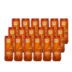Wilson Us Open Orange Tournament Transition Tennis Ball - Case (24 Cans / 72 Balls)