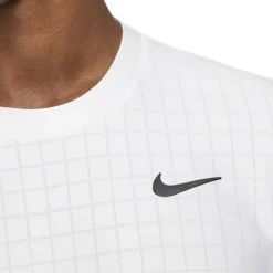 Nike Court Dri-Fit Advantage Top (Men's) - White/White/Black -Nike Store babd07ed 51b0 4715 929d 4ac9a3841424