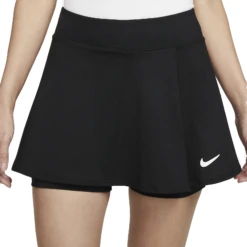Nike Court Dri-Fit Victory Flouncy Tennis Skirt (Women's) - Black/White