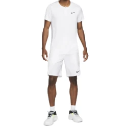 Nike Court Dri-Fit Advantage Polo (Men's) - White/Black -Nike Store e03f0627 2279 4cea 8c58 8bb23835dc9e