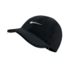 Nike Court AeroBill Featherlight Tennis Cap (Women's Fit) - Black/White -Nike Store nike court aerobill featherlight tennis cap womens fit blackwhite hats