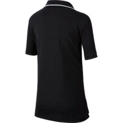 Nike Court Dri-Fit Tennis Polo (Boy's) - Black/White 9 Nike Court Dri-Fit Tennis Polo (Boy's) - Black/White -Nike Store nike court dri fit tennis polo boys blackwhite tops 2