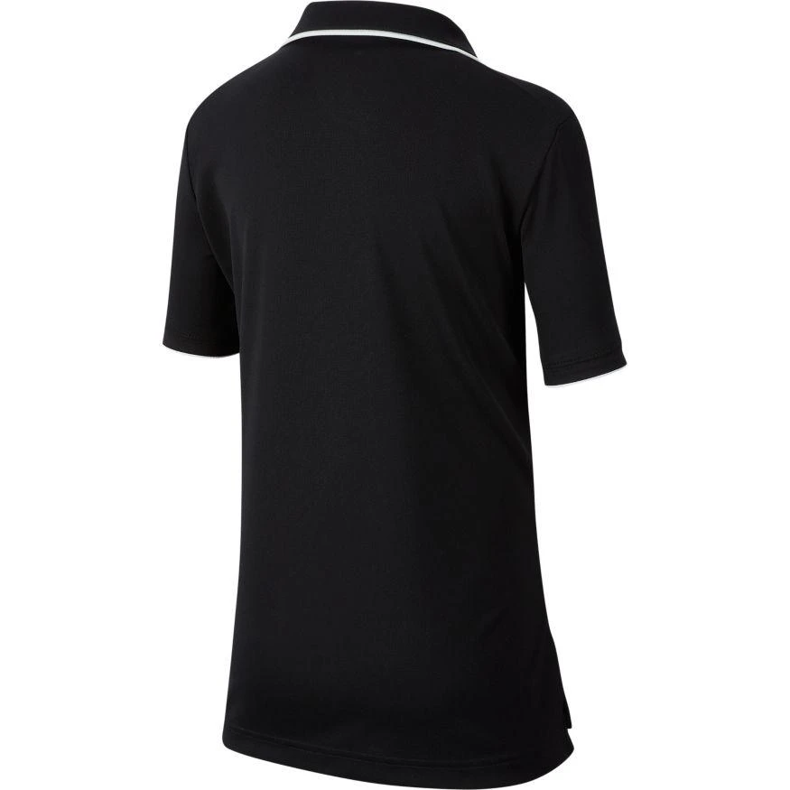 Nike Court Dri-Fit Tennis Polo (Boy's) - Black/White 4 Nike Court Dri-Fit Tennis Polo (Boy's) - Black/White - Image 2