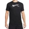 Nike Swoosh Tennis Tee (Men's) - Black