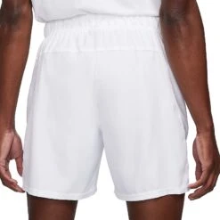 Nike Court Dri-Fit Victory Short 7" (Men's) - White/Black -Nike Store nikecourt dri fit victory 18cm tennis shorts pptqjZ 3