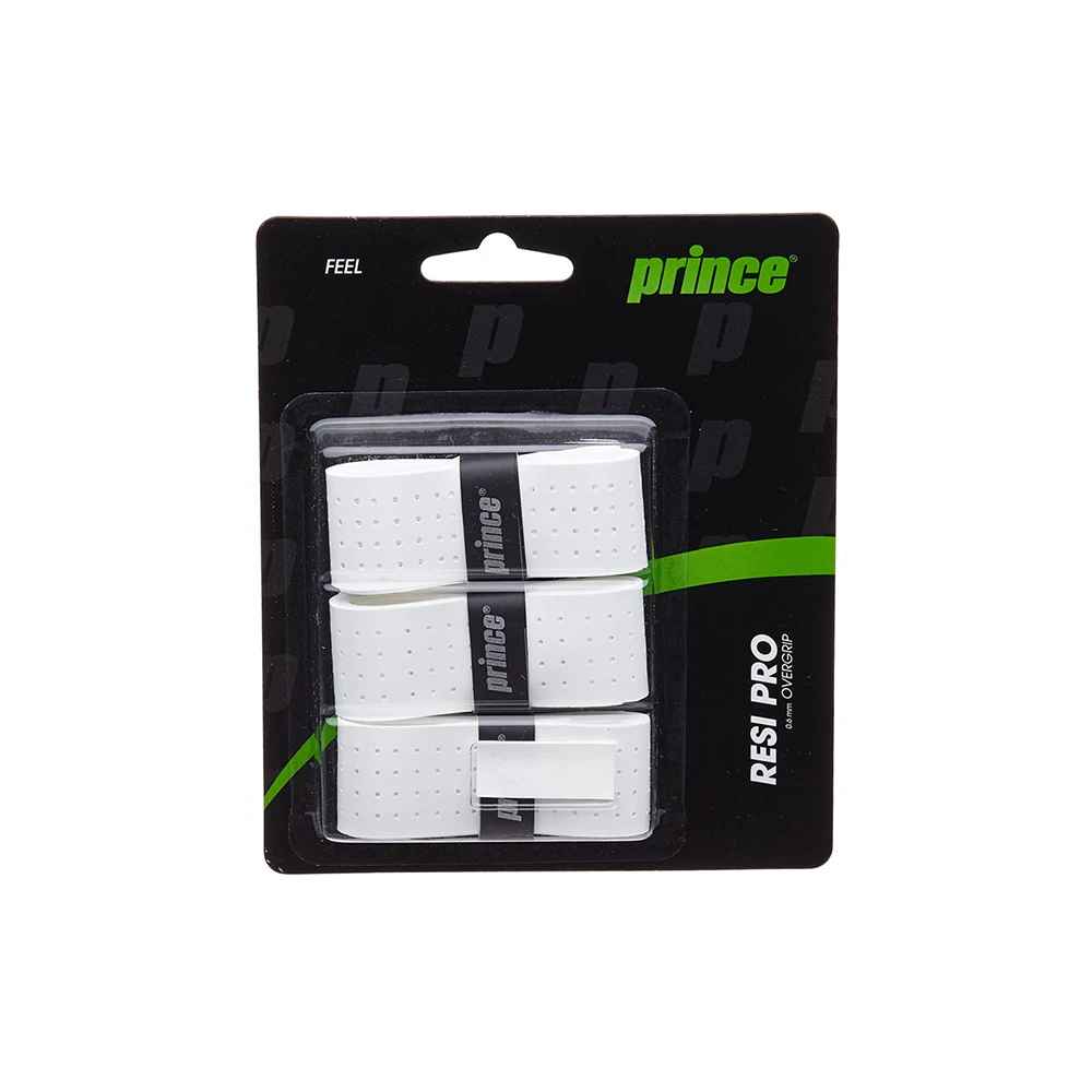 Prince Resi Pro Over Grip (3 Pack) - White 3 Prince Resi Pro Over Grip (3 Pack) - White